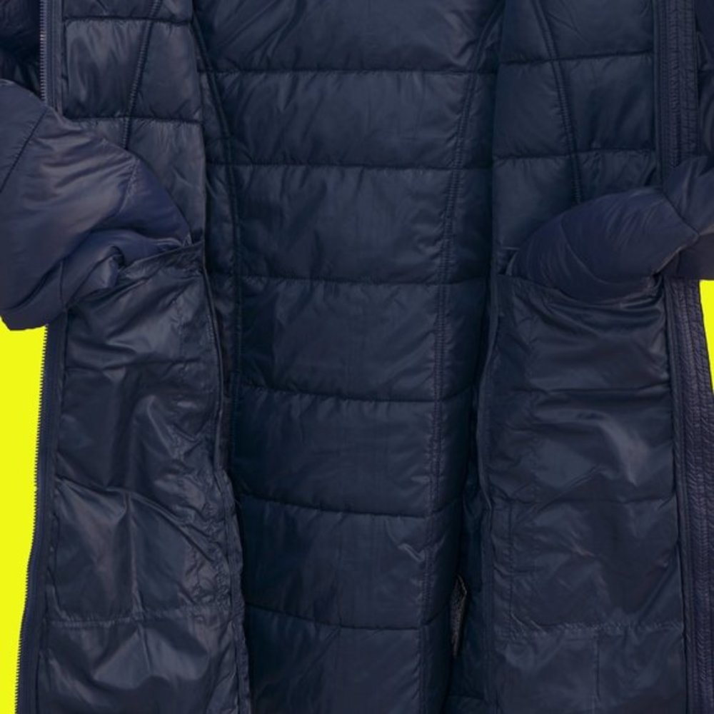 Ladies' 3/4 Length Puffer Jacket in Blue Aventure - Picture 8 of 8